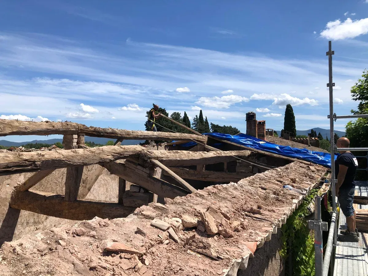Réfection complète de la charpente d'une bastide varoise