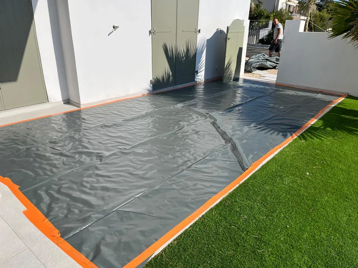 Étanchéité d'une terrasse de villa méditerranéenne
